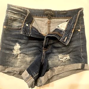 Kendall /kylie shorts dark blue size 5